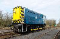 Class 09 D3668 in the shed yard at Hayes Knoll on the Swindon and Cricklade Railway on 15 March 2014.<br><br>[Peter Todd 15/03/2014]