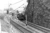 A Standard 2-6-4T is about to take a southbound train away from Mount Florida station in 1962.<br><br>[David Stewart //1962]