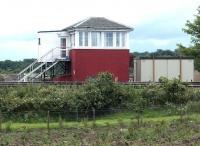 View east towards Carmuirs West box, seen here in June 2004 following a spruce-up.<br><br>[John Furnevel 15/06/2004]