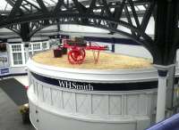 This Victorian railway barrow presented by the Stirling Smith Museum and Art Gallery to Stirling Rotary has now been restored by them and placed on display at Stirling Station.<br><br>[John Yellowlees 27/03/2014]