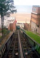 View from a car about to descend Scarborough's Central Tramway to reach Foreshore Road on 3 October 2009. [See image 26862] <br><br>[Colin Miller 03/10/2009]