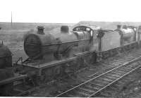 Class 2P 4-4-0 no 40642 on the scrap road at Hurlford in the spring of 1962.<br><br>[David Stewart 17/04/1962]