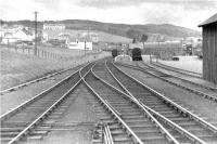 Looking back towards the station from Aberfeldy shed in the summer of 1960. <br><br>[David Stewart 18/06/1960]