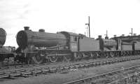 Locomotives in the shed yard at Thornton Junction in 1966, with Gresley J38 no 65920 centre stage and Reid J37 no 64623 beyond.<br><br>[K A Gray //1966]