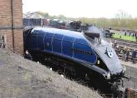 60007 at the Great Western Society <I>Big Blue Engine Day</I> at Didcot on 5 April 2014.<br><br>[Peter Todd 05/04/2014]