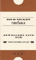 A nicely old-fashioned souvenir folder for my ticket and timetable for the re-opening of the Jewellery Line through Birmingham in 1995. Connections were advertised from Hereford, but I joined at Kidderminster.<br><br>[Ken Strachan 24/09/1995]