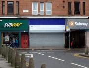 <I>Dilemma!</I> Entrance to Kelvinhall station on the Glasgow Subway (<I>errr... on the right</I>). <br><br>[Colin Miller /04/2014]