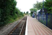 Looking north east to Bicester at the minimalist Islip station in 2009.<br><br>[Ewan Crawford 06/ 0/2009]