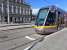 Luas tram 4009 calls at Dublin's Heuston Station on 23 March 2014.<br><br>[Bill Roberton 23/03/2014]