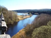 Looking south from Kielder Viaduct on 18 April 2014.<br><br>[Colin Alexander 18/04/2014]