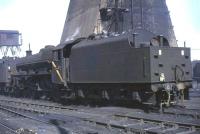 45552 <I>Silver Jubilee</I> alongside the coaling plant at Willesden in August 1964.<br><br>[John Robin 25/08/1964]