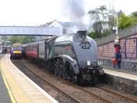 60009 arrives at Inverkeithing with the terminating second <I>Forth Circle</I> on 21 April.<br><br>[Bill Roberton 21/04/2014]