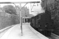 Fairburn 2-6-4 tank 42266 with a train at Crosshill in 1962, shortly before the line was electrified. <br><br>[David Stewart //1962]