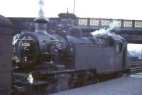 Ivatt 2-6-2T no 41229 on station pilot duty at Carlisle in October 1966. <br><br>[G W Robin 08/10/1966]