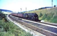 Annesley based rebuilt Scot no 46122 <I>Royal Ulster Rifleman</I> passes through West Wycombe on 26 August 1964 with a parcels train from Nottingham.<br><br>[John Robin 26/08/1964]