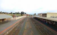 View south over Bendigo station, Victoria, on 29 May 2013.<br><br>[Colin Miller 29/05/2013]