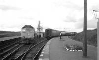 Platform scene at Georgemas Junction in September 1967. <br><br>[Bruce McCartney /09/1967]