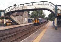 153304 leads 153317 away from Cark and Cartmel with a service to Carlisle on 14 June 2014.<br><br>[John McIntyre 14/06/2014]