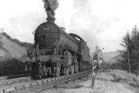 K1 2-6-0 62052 calls at Glenfinnan on 6 September 1961 with the 4.35pm Fort William - Mallaig.<br><br>[David Stewart 06/09/1961]