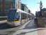 Luas Red Line tram 4012 crosses the Royal Canal on 23 March having just called at the George's Dock stop.<br><br>[Bill Roberton 23/03/2014]