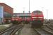 Locomotives on shed at Lubeck on 26th November 2005 included (from left to right) 218 378, 218 413, 218 175 and 218 365. With contracts for regional trains being lost by DB, and the Hamburg to Lbeck line being electrified in 2008, the number of locos required here slumped and the depot eventually closed in 2010. <br><br>[Bill Jamieson 26/11/2005]