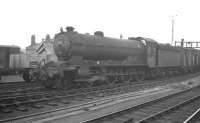 York shed's B16 4-6-0 no 61459 waits out a signal check on the goods lines alongside Newcastle Central in the summer of 1961, two months prior to its withdrawal.<br><br>[K A Gray 22/07/1961]