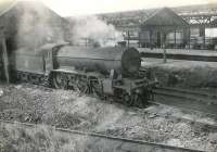 Gresley K2 2-6-0 no 61779 on shed at Fraserburgh on 5 August 1954. <br><br>[G H Robin collection by courtesy of the Mitchell Library, Glasgow 05/08/1954]