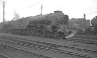 A1 Pacific no 60119 <I>Patrick Stirling</I> in the shed yard at Doncaster in the early 1960s.<br><br>[K A Gray //]