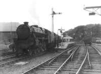 45432 calls at Newton Stewart on 5 September 1961 with the 3.40pm Stranraer - Dumfries.   <br><br>[David Stewart 05/09/1961]