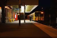 Merseyrail unit 507006 waits at Ormskirk on 13 August before setting off with the 2150 service to Liverpool Central.<br><br>[John McIntyre 13/08/2014]