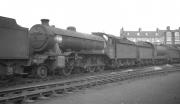 Gresley class O2 2-8-0 no 63979 on shed at 36E Retford (GC), thought to have been taken in 1960.<br><br>[K A Gray //1960]
