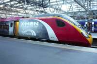 X-MEN arrive at Glasgow Central on 23 August 2014.<br><br>[John Steven 23/08/2014]