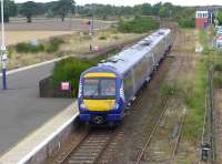 170460 arrives at Leuchars on 2 September with the 12.34 Dundee - Edinburgh.<br><br>[Bill Roberton 02/09/2014]