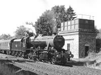 A roasting hot day on 23 July 2014, resulting in little to be seen by way of visible exhaust, as No. 48151 sets off from Appleby with the southbound <I>Fellsman</I>. With a class 37 assisting in the rear because of the fire risk, the 8F wasn't being worked particularly hard on this occasion.<br><br>[Bill Jamieson 23/07/2014]