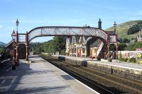 Like most of the stations on the Settle & Carlisle line, it is a pleasure to wait for a train at Settle, at least on a fine evening such as was the case on 17 July 2014 when the 19:08 to Carlisle was due.<br><br>[Bill Jamieson 17/07/2014]