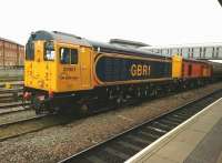 A proper look at 20901 in GBRf livery at Derby on 13 September [see image 48833] during the Etches Park open day. Part of Derby Works can be seen on the left.<br><br>[Ken Strachan 13/09/2014]