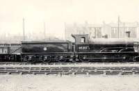 J36 0-6-0 no 65210 photographed at Kittybrewster shed on 7 July 1951. Based at Kipps shed throughout the BR period, the locomotive looks to be on its way home after a visit to Inverurie works. <br><br>[G H Robin collection by courtesy of the Mitchell Library, Glasgow 07/07/1951]