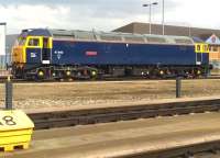 She scrubs up nicely - 47843 <I>VULCAN</I> certainly looks to be in ex-works condition at the Etches Park Open Day on 13 September 2014.<br><br>[Ken Strachan 13/09/2014]