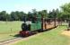 Scene at Cotswold Wildlife Park on 30 July, with their 0-4-0 steam outline diesel powered engine in action.<br><br>[Peter Todd 30/07/2014]