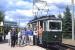 A study tour by the Association of Community Rail Partnerships based at the German town of Nordhausen in August 2003 included a visit to the town's tram depot, which resulted in an impromptu tour of the tram system using vintage vehicle No. 23 (can't see that happening in Edinburgh somehow!). On the extreme left is well-known Edinburgh rail campaigner Lawrence Marshall and to right of centre isn't our CIA minder but Railscot contributor Ian Dinmore.<br><br>[Bill Jamieson 25/08/2013]