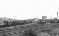 View over a well stocked Corkerhill shed, thought to have been taken during a weekend in 1962.<br><br>[David Stewart //1962]