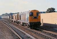 EE Type 1s 20222 and 20217 with a northbound coal train at Dalmeny on 10 August 1981.<br><br>[Peter Todd 10/08/1981]