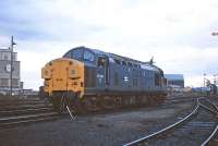 37039 on the move through the yards at Inverness in May 1982.<br><br>[Peter Todd 10/05/1982]