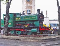 Barclay 0-6-0ST No 8 <I>Dardanelles</I>, a static exhibit alongside Polkemmet Colliery in May 1982. The locomotive is now housed in Polkemmet Country Park. [See image 44816]<br><br>[Peter Todd 26/05/1982]