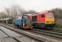 <I>Catch them while you can.</I> DBS recently lost the contract for the Lindsey to Preston Dock bitumen service and so the red Super 60s that have been the mainstay for some time will no longer be seen on the Ribble Branch. On 21st November 60044 arrived at Strand Rd to hand over the loaded tanks to RSR Sentinel <I>Energy</I>.  <br><br>[Mark Bartlett 21/11/2014]