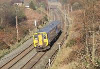 Fresh from a C6 overhaul at Glasgow Works, Northern Sprinter 156468 runs south on the WCML at Forton on 29th November making its way back to its home depot at Allerton. <br><br>[Mark Bartlett 29/11/2014]