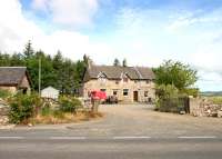 Entrance to the former Velvet Hall station, serving the village of Horncliffe, Northumberland, approximately 5 miles south west of Berwick. The station closed in 1955 and is now a private residence. [Ref query 4762]<br><br>[John Furnevel 05/07/2006]