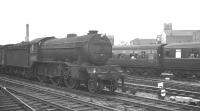 Gresley K3 2-6-0 no 61805 passes through Doncaster on 21 July 1962 with an up freight.<br><br>[K A Gray 21/07/1962]