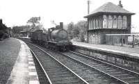 Caley 'Jumbo' 57307 ambles through Patterton on Saturday 16 July 1949 with a short goods train.<br><br>[G H Robin collection by courtesy of the Mitchell Library, Glasgow 16/07/1949]