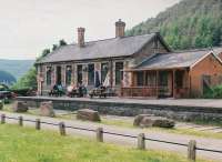 The stone-built station at Cymer - which saw DMU services until about 1970 - is now very well kept as a rather pleasant pub. There were some fascinating pictures of Hafodyrynys and other South Welsh coal mines on the walls when I visited. [See image 49912]<br><br>[Ken Strachan 31/05/2010]